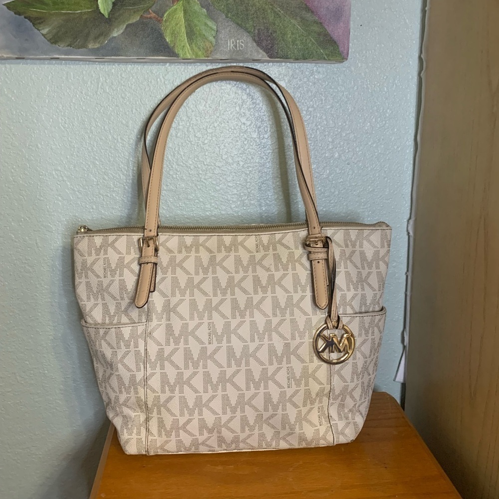 Michael Michael Kors Monogram Tote Michael Michael Kors
